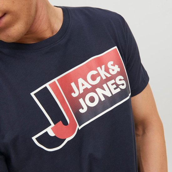 Jack & Jones Jjcolton Tee SS Crew Neck Pls, Bianco, XXXXXL Uomo