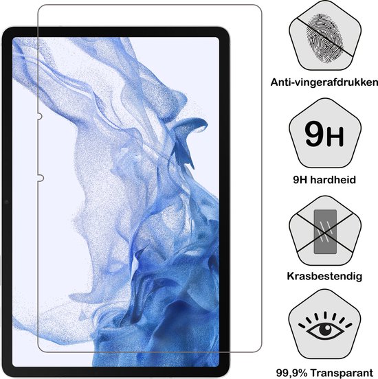 Étui pour clavier Samsung Galaxy Tab S10 Plus - Étui pour clavier avec protection d'écran - Étui pour clavier Samsung Tab S10 Plus - Zwart