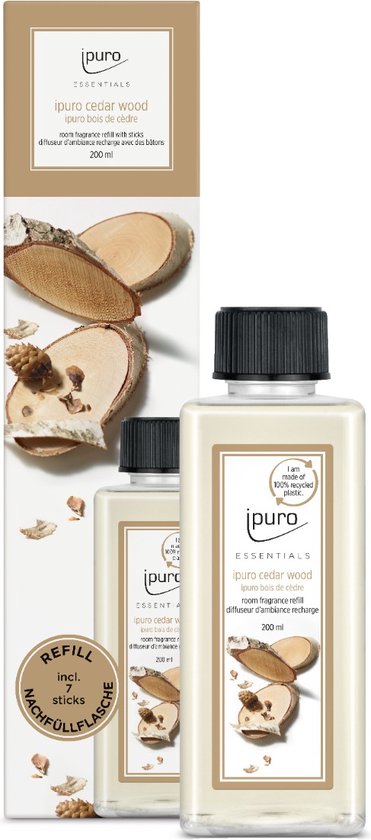 Ipuro Geurstokjes Navulling Cedar Wood