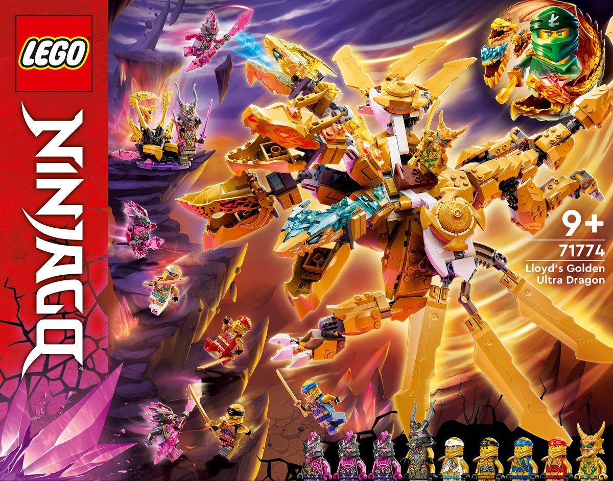LEGO NINJAGO Lloyds Gouden Ultra Draak - 71774 — afbeelding 23