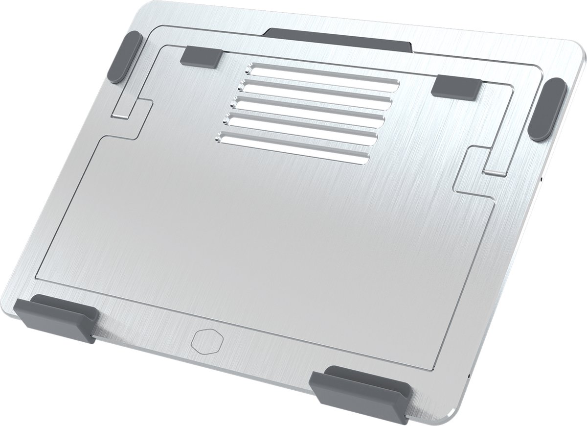 Cooler Master Ergostand Air Zilver - Aluminium laptopstandaard, voor laptops tot 15''