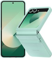 Samsung Galaxy Z Flip6 Vegan Leren Hoesje - Kindsuit case - Munt