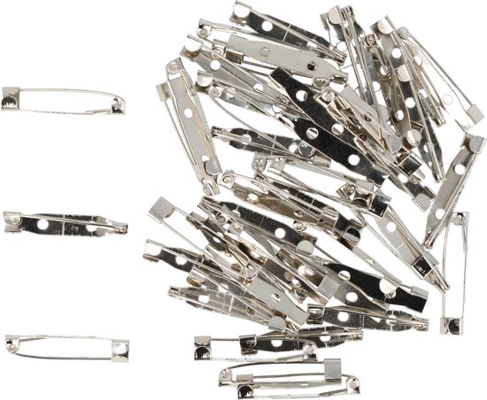 20 stuks zilverkleurige metalen broches voor het maken van sieraden, ronde metalen broche met sluiting voor kostuum, stropdas, hoed, accessoires voor het maken van sieraden, 90 mm 20 stuks zilverkleurige metalen broches voor het maken van sieraden, ronde metalen broche met sluiting voor kostuum, stropdas, hoed, accessoires voor het maken van sieraden, 90 mm