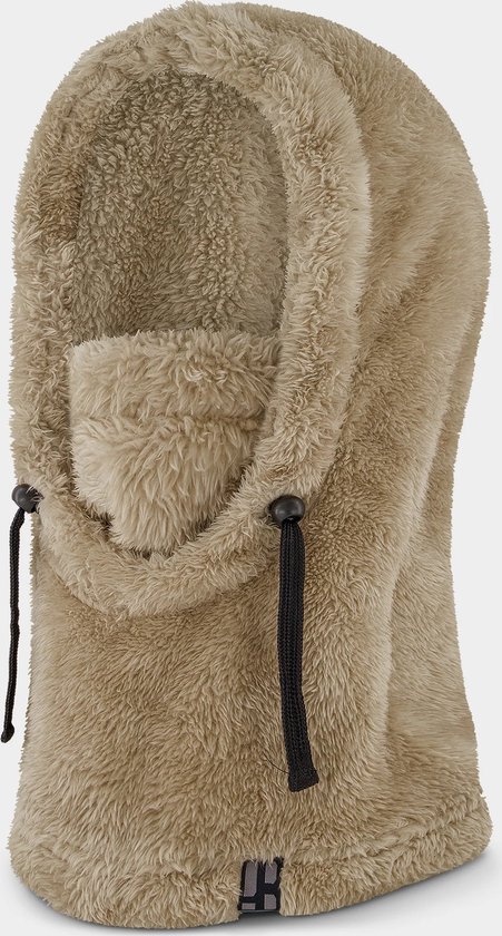 Poederbaas Balaclava Dames Fluffy Zand