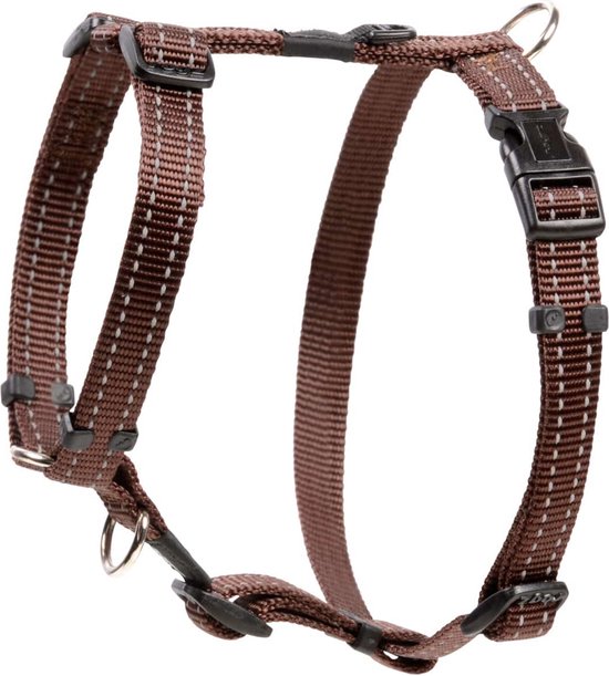 Rogz Utility Tuig Bruin - Hondenharnas - S 23-37x1.1 Cm