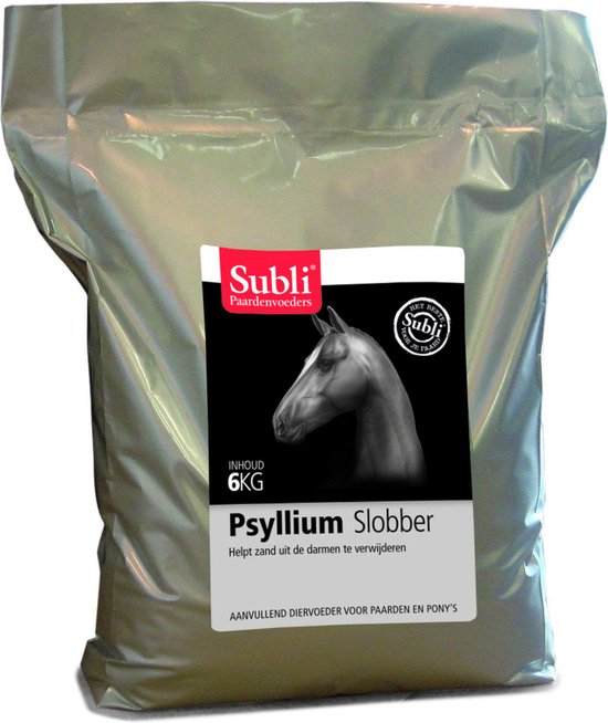 Subli Psyllium Slobber - Paardenvoer - 6 kg Subli Psyllium Slobber - Paardenvoer - 6 kg