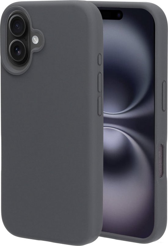 Coque Mobiparts adaptée à l' Apple iPhone 16 - Siliconen - Grijs