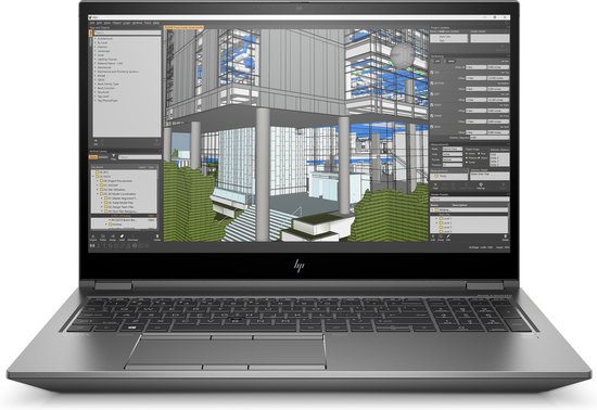 HP ZBook Fury 15 G7 Intel® Core™ i7 i7-10750H Mobiel werkstation 39,6 cm (15.6") Full HD 32 GB DDR4-SDRAM 512 GB SSD NVIDIA Quadro T2000 Wi-Fi 6 (802.11ax) Windows 10 Pro Zilver - HP - Hoofdafbeelding