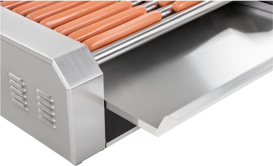 Hotdog Grill - 11 rollers - Roestvrij staal - Royal Catering — afbeelding 3