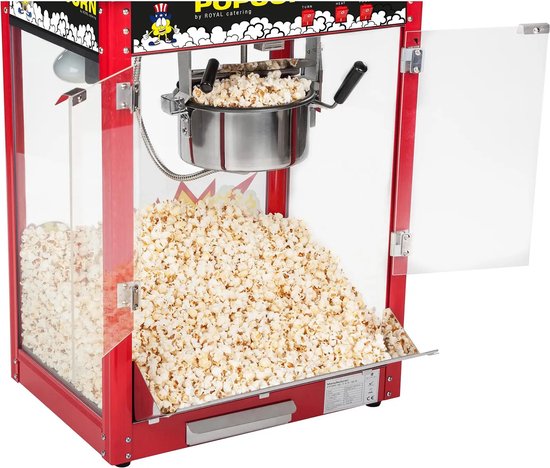 Popcornmachine - 1500 W - Zwart dak - Royal Catering — afbeelding 5
