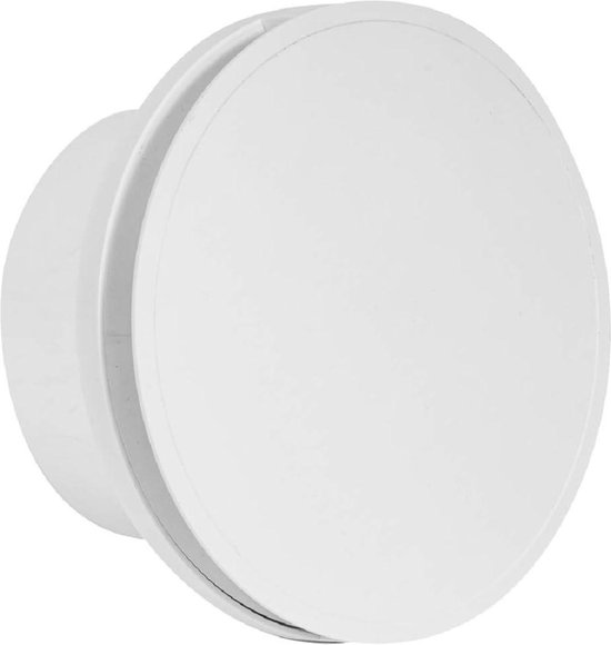 EUROPLAST Badkamerventilator, wandventilator, wandventilator, afvoerventilator, diameter 100 mm, kunststof, antraciet