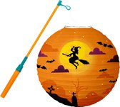Lampionstokje - Halloween - Lampion - Decoratie Buiten - Versiering - Treklampion - Heks - Sint Maarten - Licht