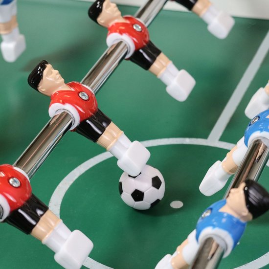 HOMCOM Tafelvoetbal Tafelvoetbalspel Tafelvoetbaltafel Speelgoed Tafelvoetbalparty Cadeau Voor 14 Jongens~1351182gado01