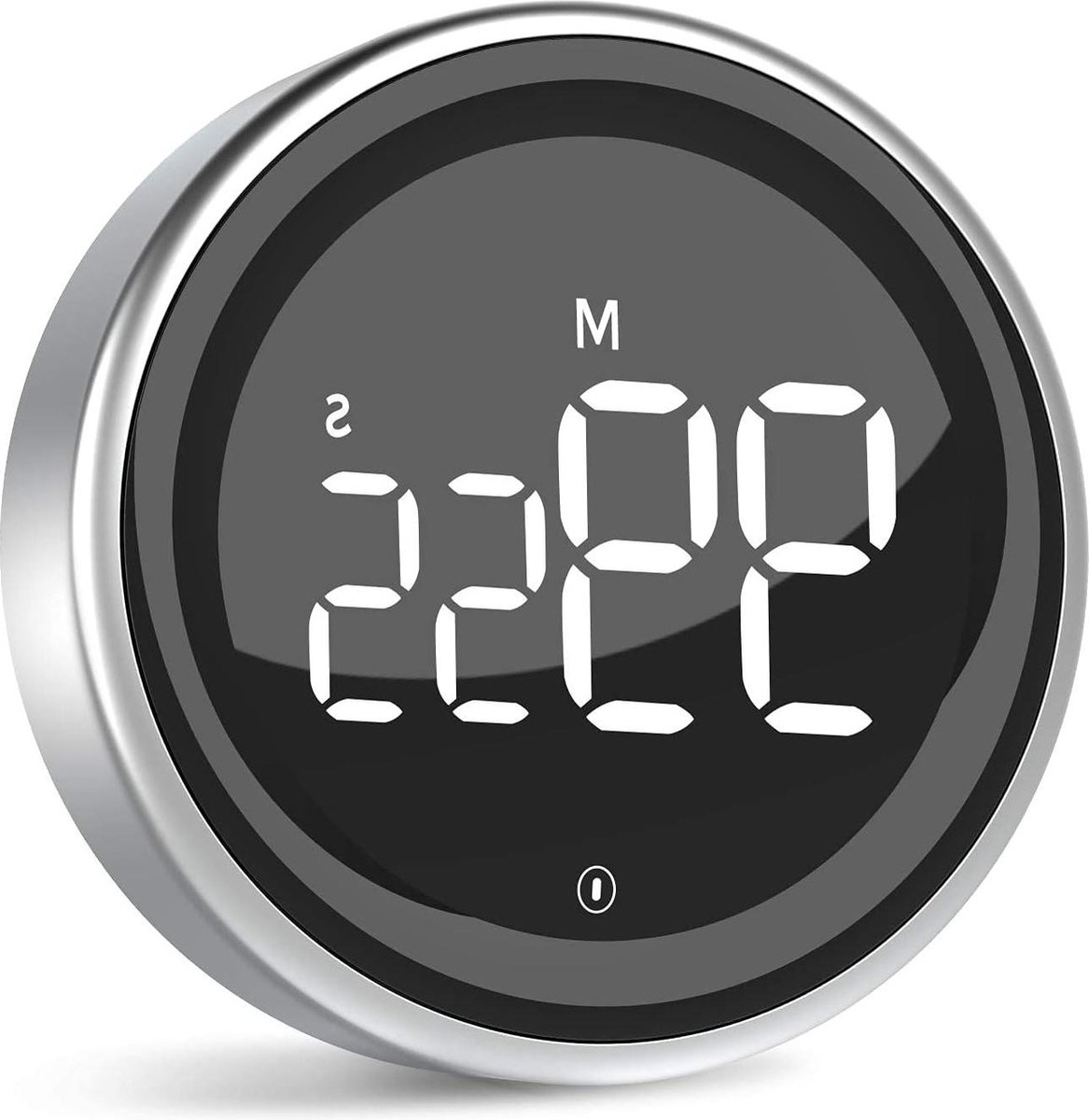 Digitale keukentimer met magnetische eierwekker en groot LED-scherm 3-traps volume koken sport fitness studie incl. batterij kookwekker digitaal