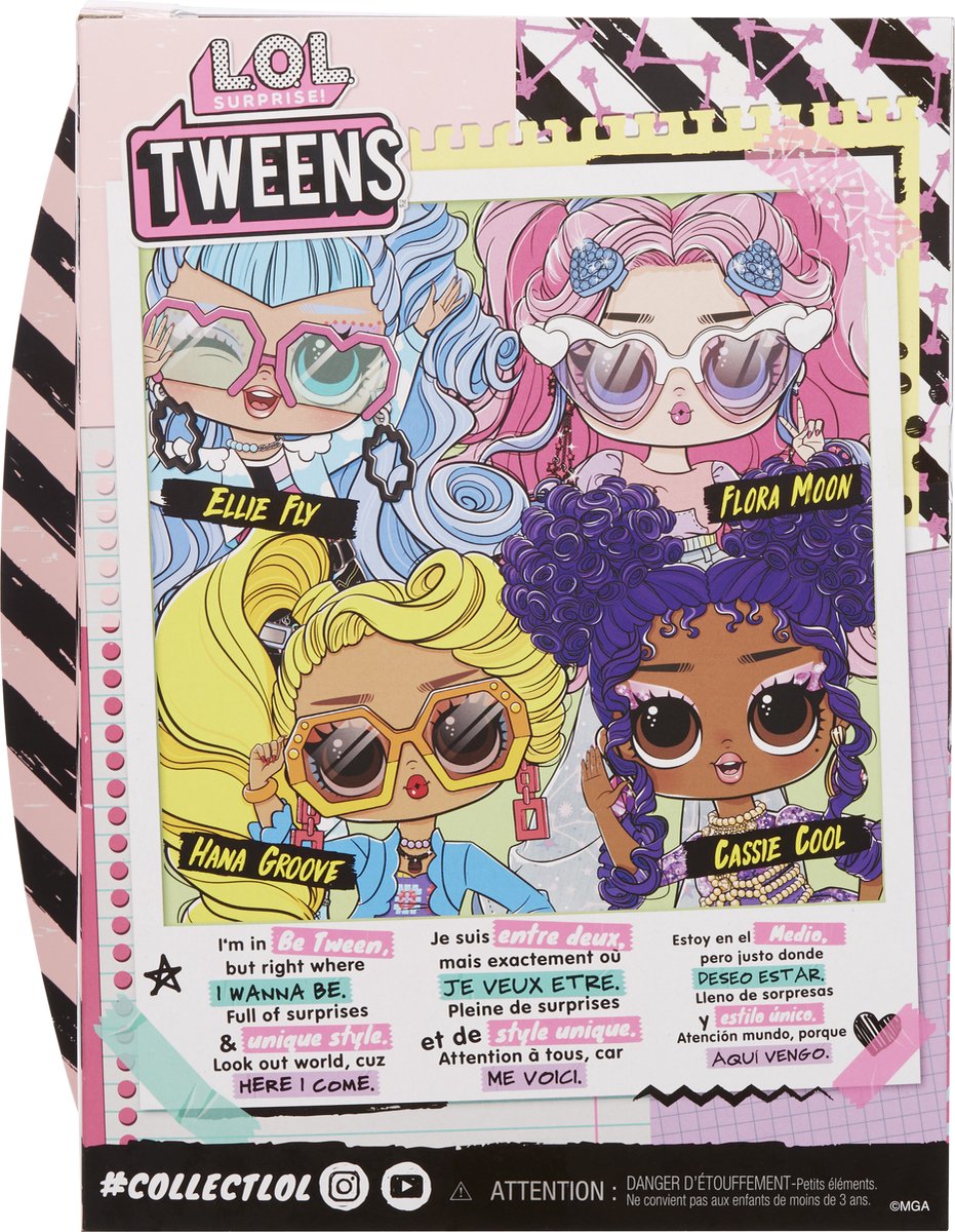 L.O.L. Surprise! Tweens modepop - 16,5 cm - Flora Moon — afbeelding 10