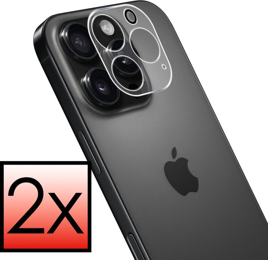 Lot de 2 films de protection d'écran adaptés pour iPhone 16 Pro - Protection d'écran en Glas trempé - Protection d'écran adaptée pour iPhone 16 Pro - Protection d'écran en Tempered Glass