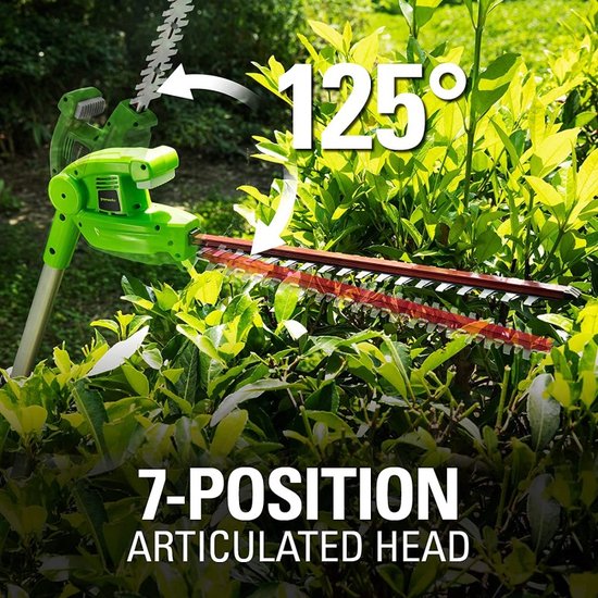 GREENWORKS 24V accu heggenschaar longreach — afbeelding 2