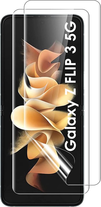 Samsung Galaxy Z Flip 3 - 2 pièces Plastiques de protection Film de protection d'écran en plastique film d'écran en plastique transparent