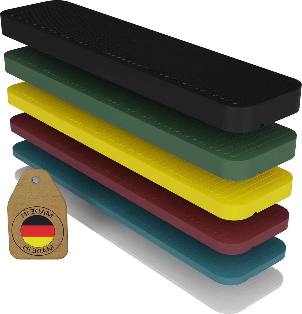72 stuks onderlegplaten kunststof, 28 mm x 100 mm compensatieplaatjes
