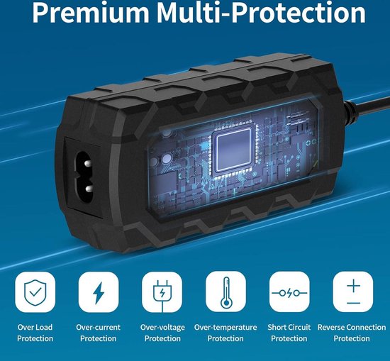 Beta 1498/2A Electronische batterijlader | 12 Volt | Voor wegmotoren