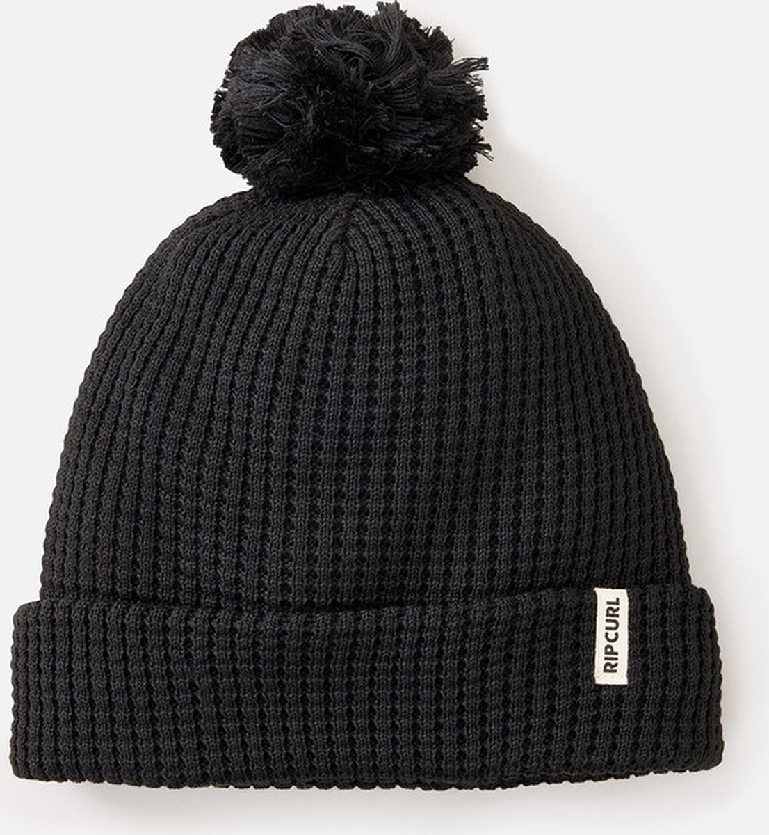 Anoeta Reg Pom Pom Beanie - Black