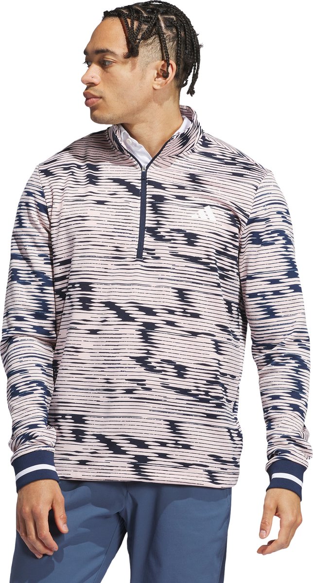 adidas Performance Ultimate365 COLD.RDY Pullover met Korte Rits Heren Roze