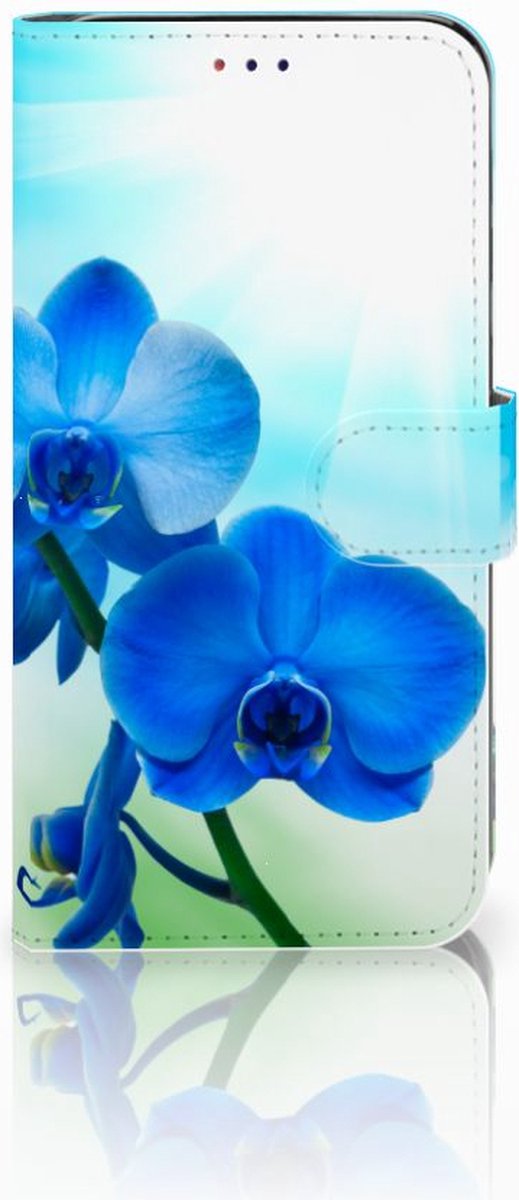 Samsung Galaxy A10 Hoesje Orchidee Blauw - Cadeau voor je Moeder