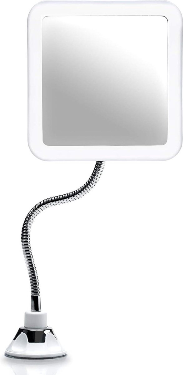 Vergrotende Spiegel 10X met LED licht - Flexibele Arm - Verlichte Reis Make-up Spiegel Scheerspiegel