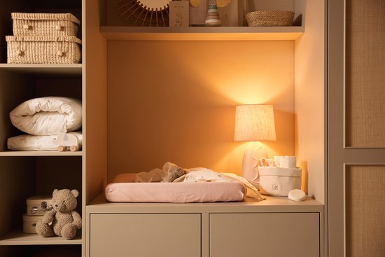 Jollein - Aankleedkussenhoes Jersey 50x70cm - Zachte Hoes Baby Aankleedkussen - Twinkling Wild Rose — afbeelding 4