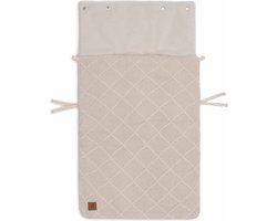 Jollein - Baby Voetenzak groep 0+ 3/5 punts - Check Knit Oatmeal