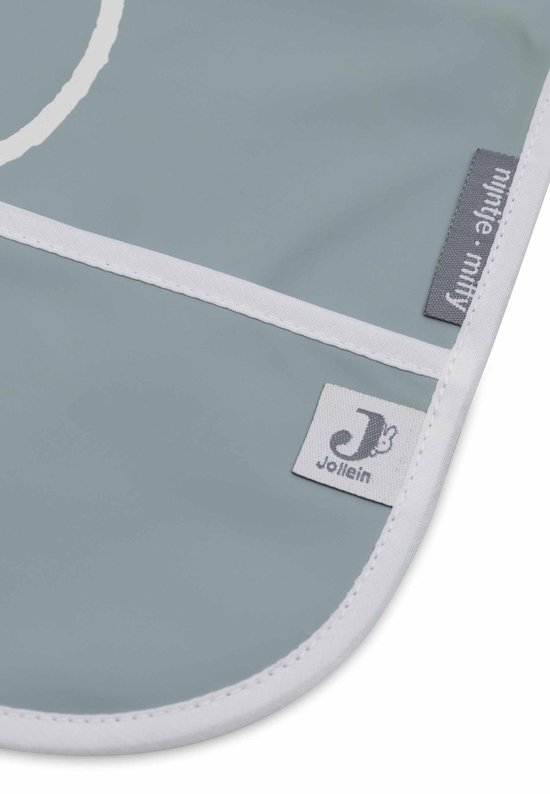 Jollein x Nijntje - Baby Slab Waterproof met Mouw - Miffy Peekaboo Sea Green van Jollein — afbeelding 2
