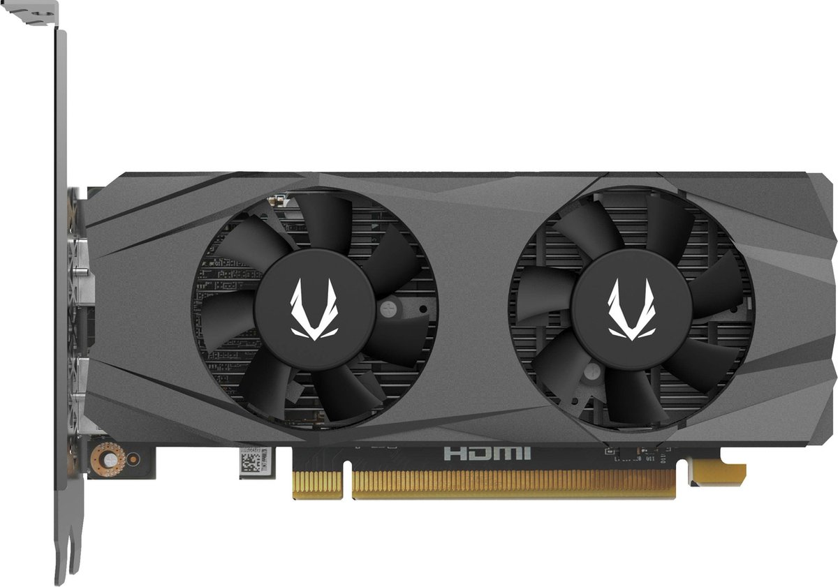 ZOTAC GeForce RTX 3050 6GB GDDR6 LP grafische kaart 1x HDMI 2.1, 3x DisplayPort, DLSS