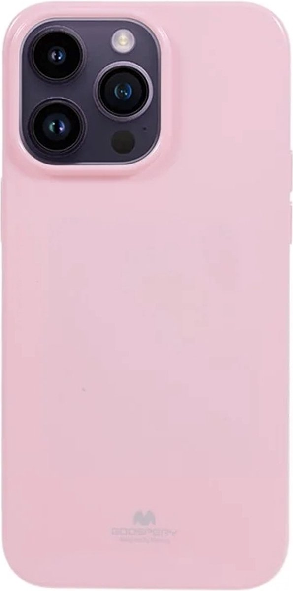Goospery - Backcover iPhone 15 Pro - Jelly - Roze