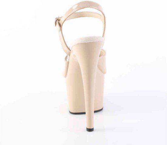 Pleaser - ADORE-709 Sandale à bride cheville - Pointures US 10-40 - Beige