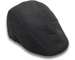 WiseGoods Luxe Flatcap Mannen - Flat Caps Heren - Retro Caps Man - Pet - Kleding Accessoires - Petten - Petje - Petjes - Zwart
