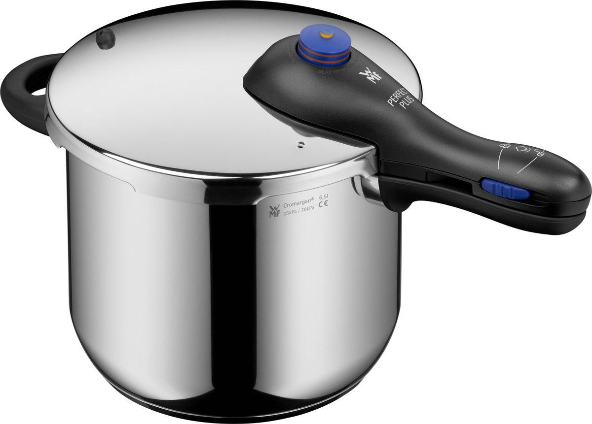 Bol.com WMF Perfect Plus - Snelkookpan - 6.5L - RVS - Vlambeveiliging - Inductie aanbieding