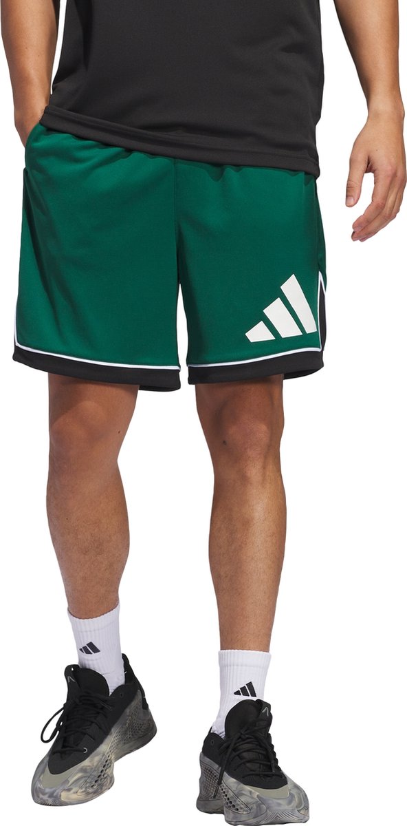 adidas Performance adidas Basketball Badge of Sport Short Heren Groen