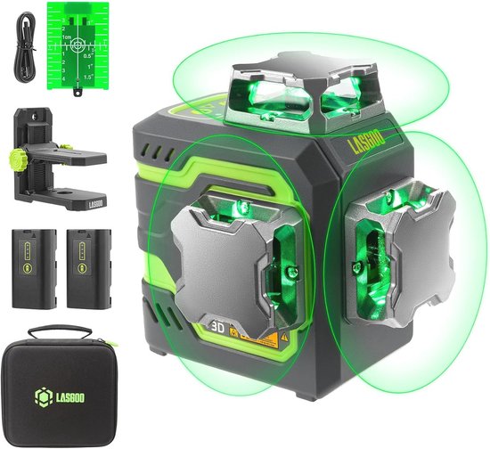 ADA CUBE 3-360 Home groene Lijnlaser met 3x360° groene lijnen
