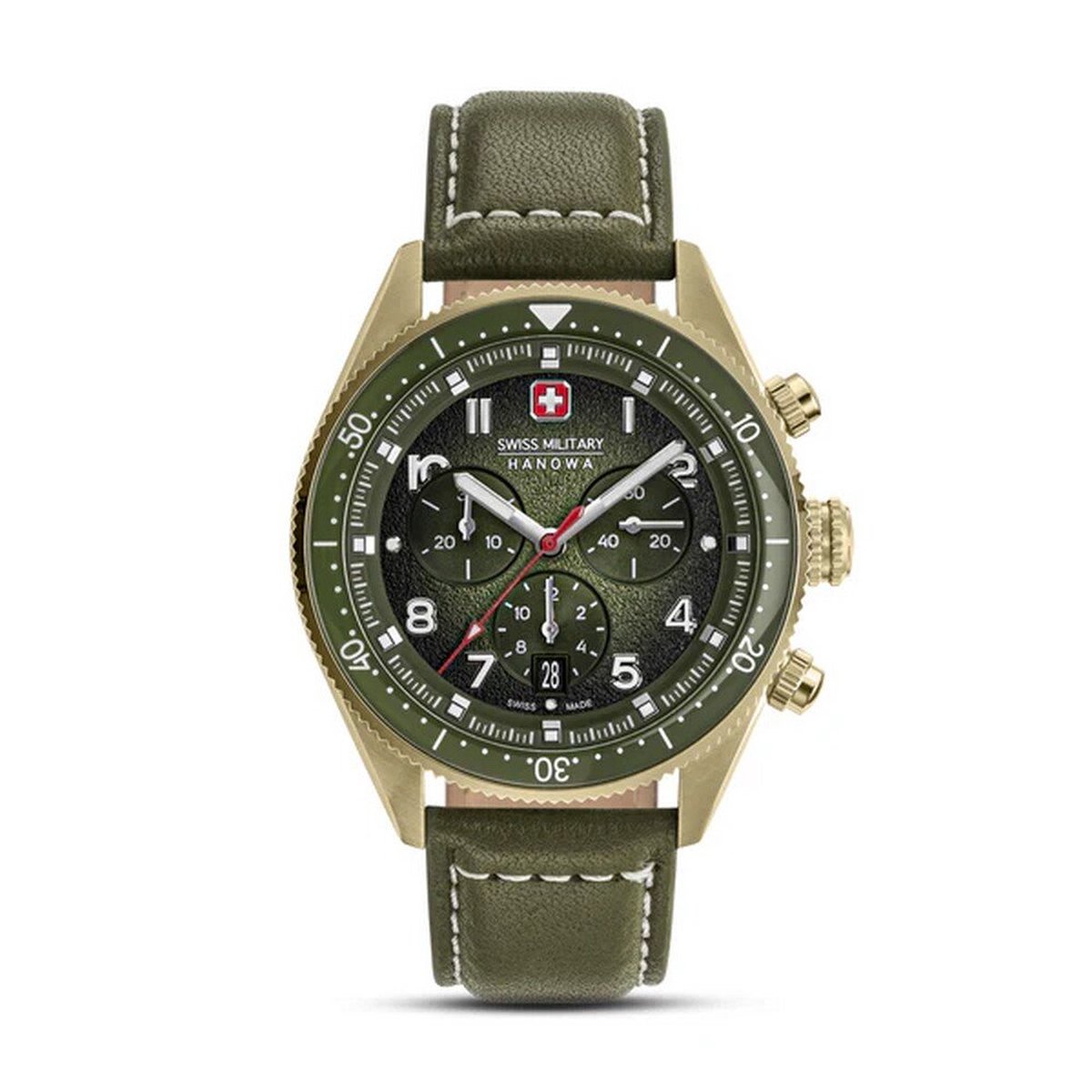 Swiss Military Hanowa - SMWGC0003850 - Polshorloge - Heren - Kwarts - Greyhound Chrono