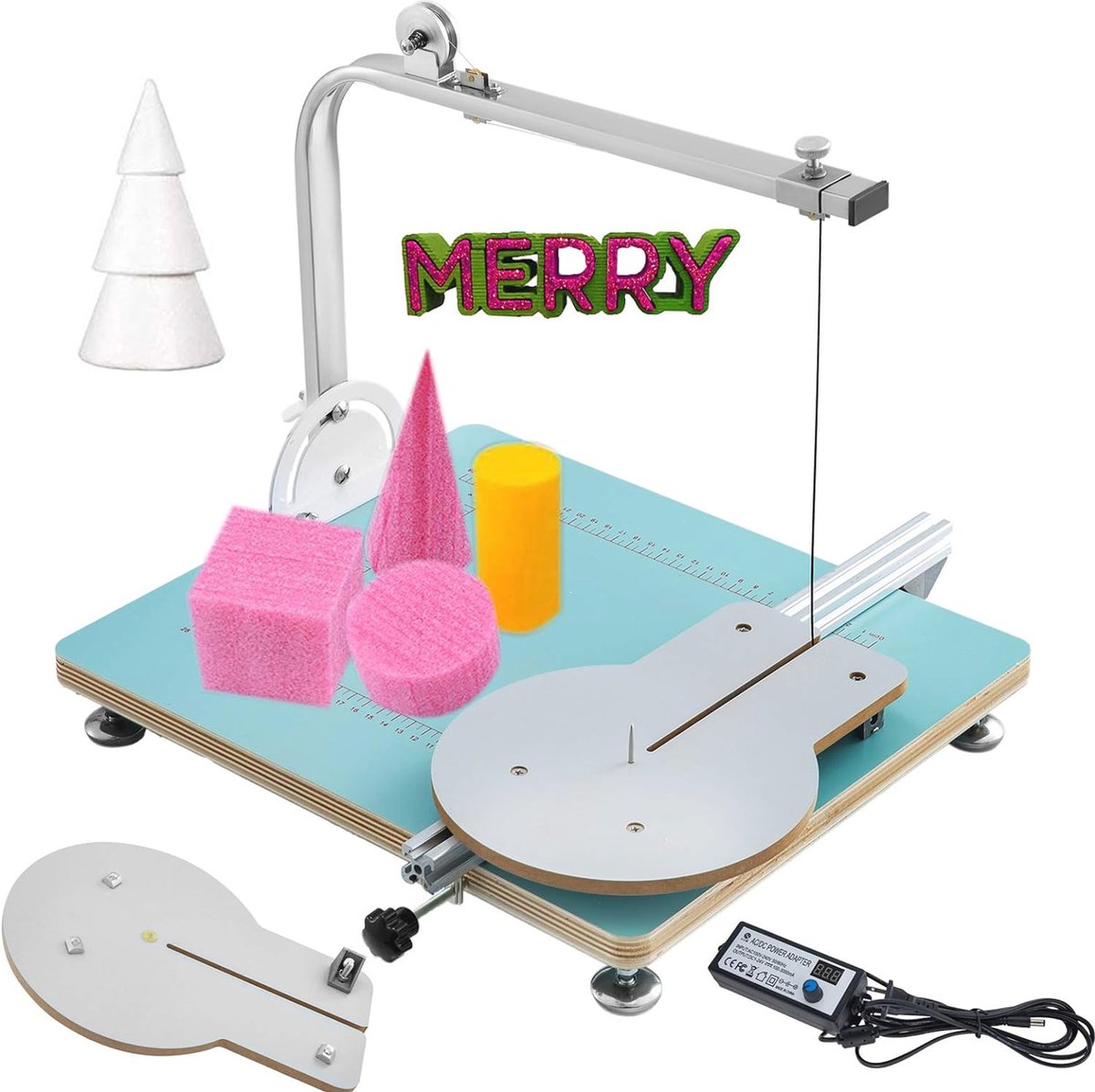 Schuimsnijmachine met Instelbare Temperatuur - 20 cm Warmdraadsnijder voor Precisie Snijden