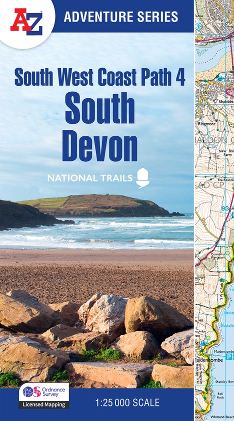A -Z Adventure Series- South West Coast Path 4 – South Dev ... - cover