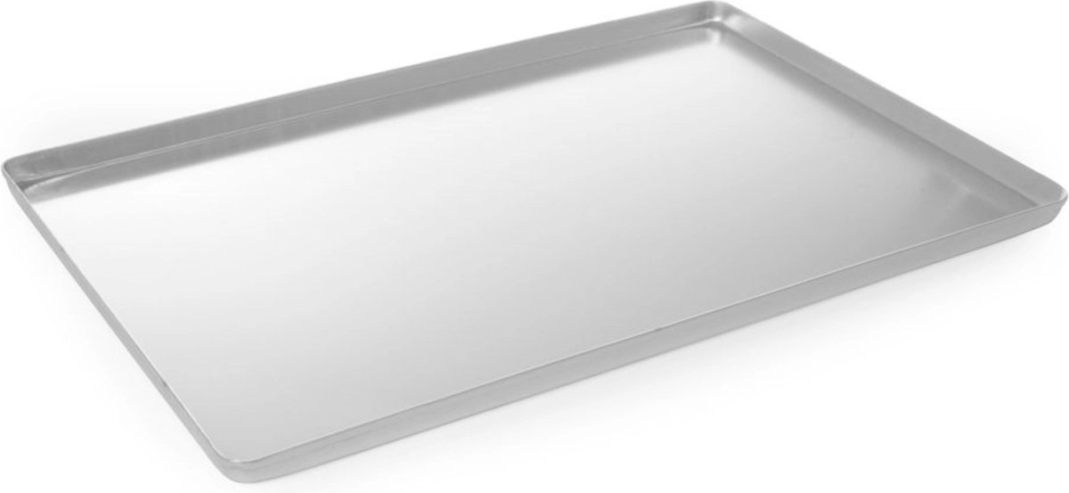 HENDI Displaytray voor zoetwaren – aluminium – lichtgewicht – elegant ontwerp – 400x300x20 mm