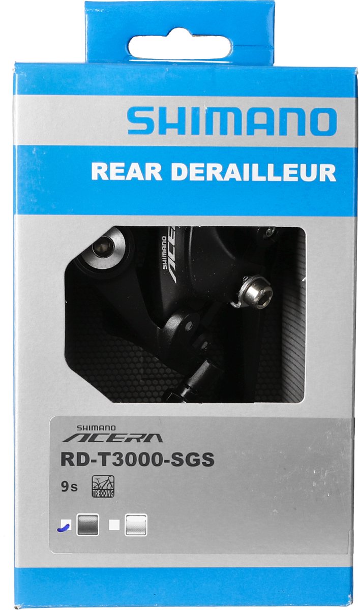 Shimano Achterderailleur Acera T3000 9s Lange Kooi Zwart van Shimano — afbeelding 5