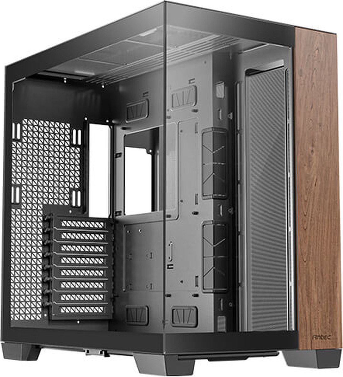 Antec C8 Wood Full Tower Zwart, Hout