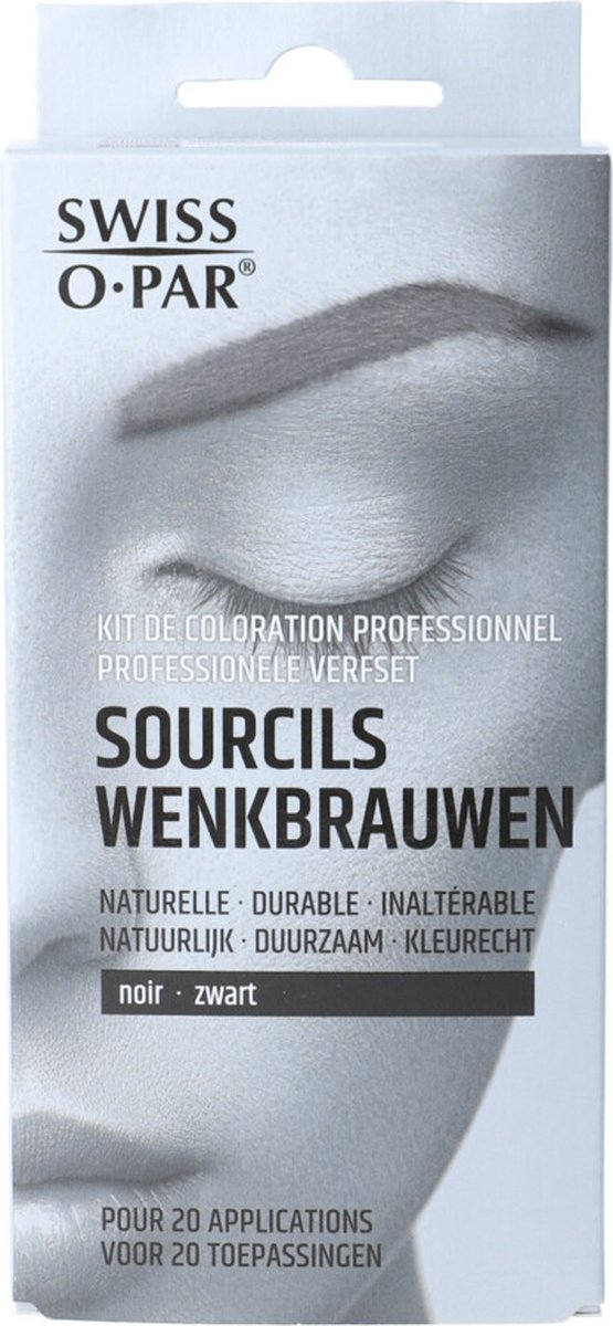 Goedkoopste Swiss-o-Par Professionele Verfset Wenkbrauwen Zwart 1 set