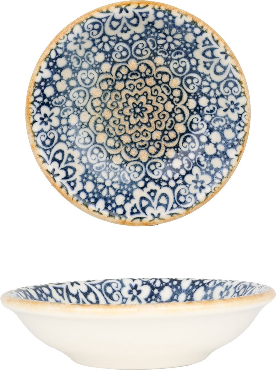 Bonna Diepbord - Alhambra - Porselein - 9 cm (50cc) - set van 6