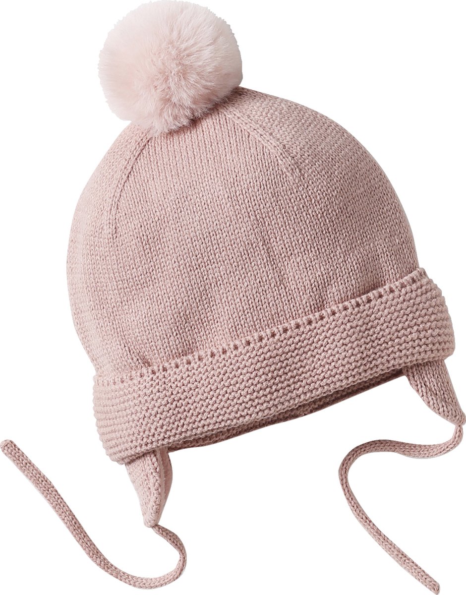 VERTBAUDET - Ensemble Bonnet, Snood Et Moufles Bébé Fille - Maille Perlée, Doublure Polaire, Motifs Oreilles