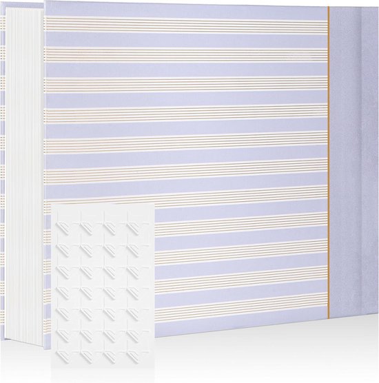 Prophila 60 witte pagina's insteekboek postzegelalbum, slipcase rood