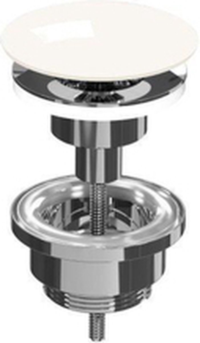 INK afvoerplug - always open - porselein - wit glans