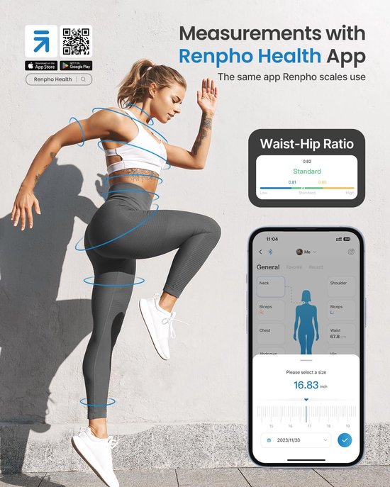 Ruban à mesurer pour le corps VVIKIZY - Règle rétractable de mesure de